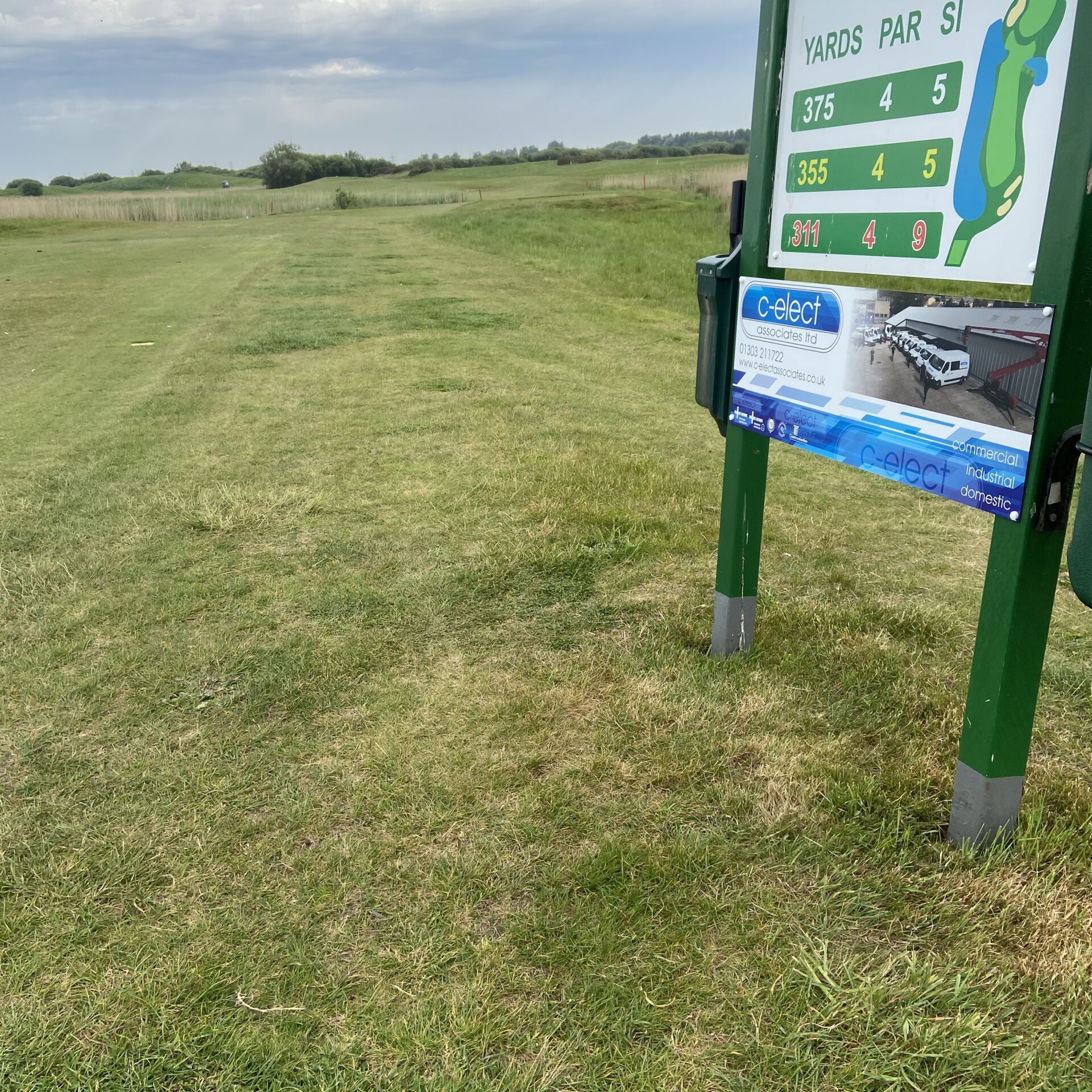 c-elect associates sponsor Lydd golf course